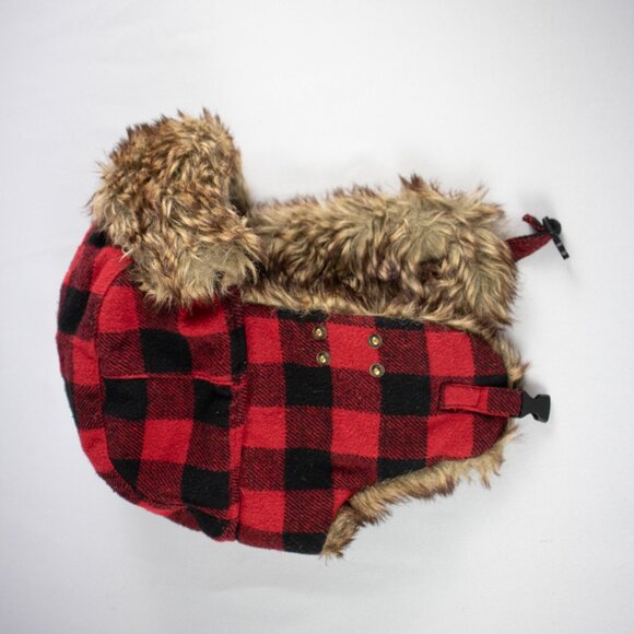 KB Ethos Red Flannel Trapper Hat - Picture 5 of 6